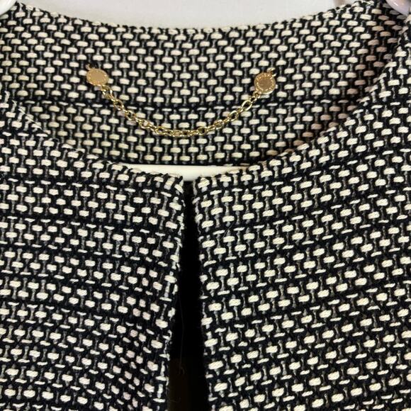 NWT Chico's Black and White Ombre Knit Bolero Jacket Size Medium CC0543 - Picture 9 of 9